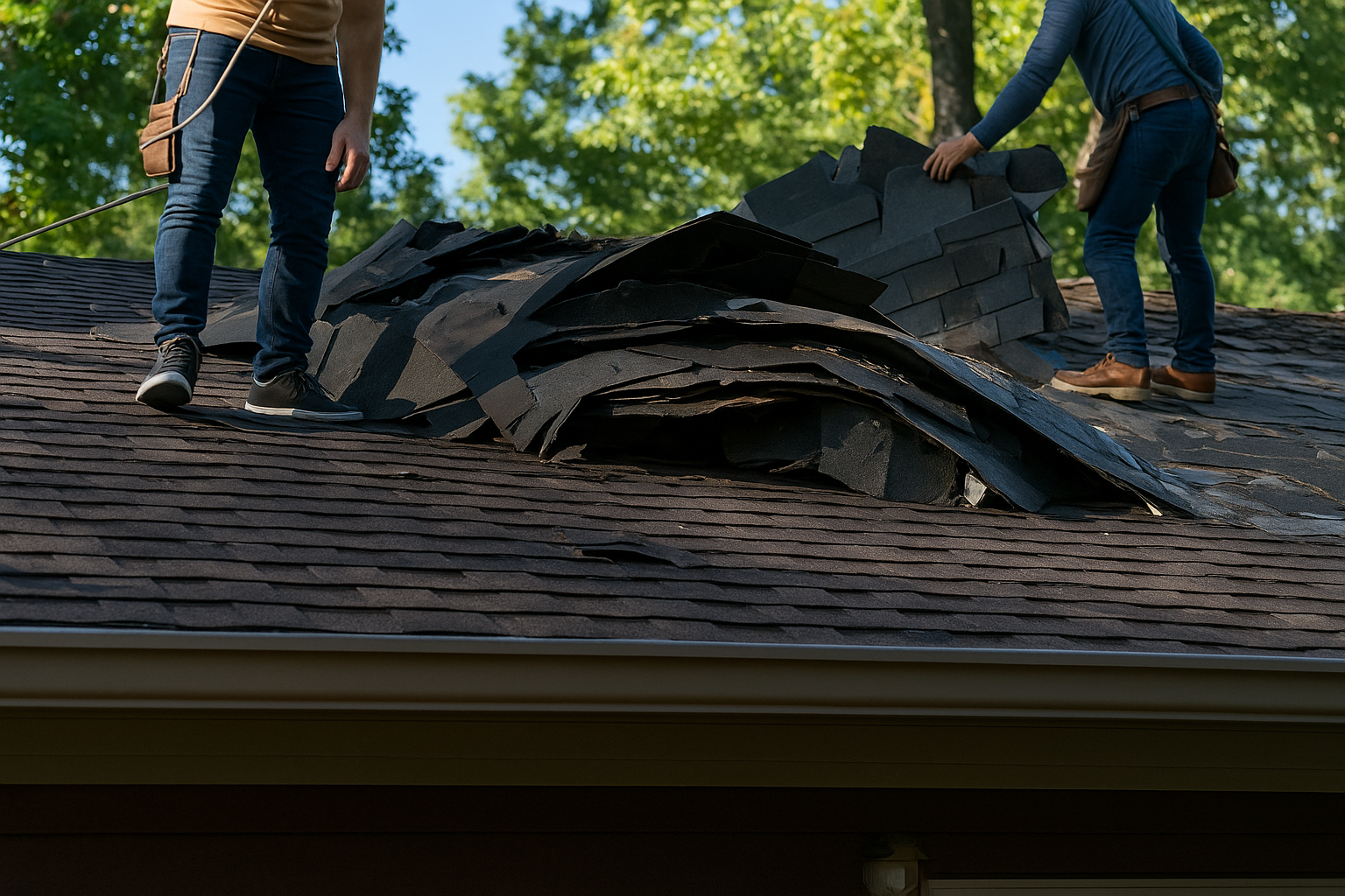 Roof repair issues on a Fort Walton Beach Florida home with code violations