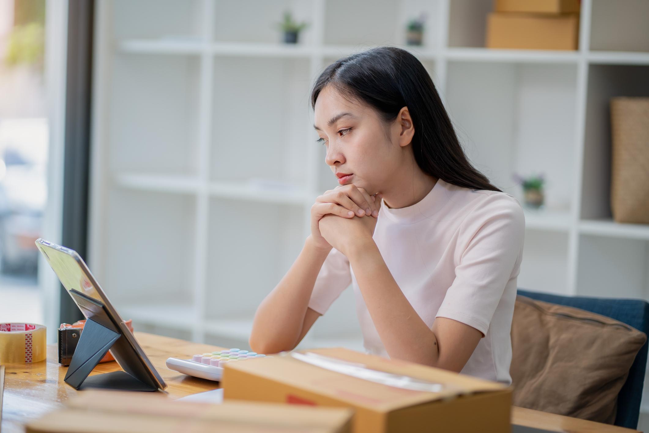 Homeowner reviewing options and planning next steps for property